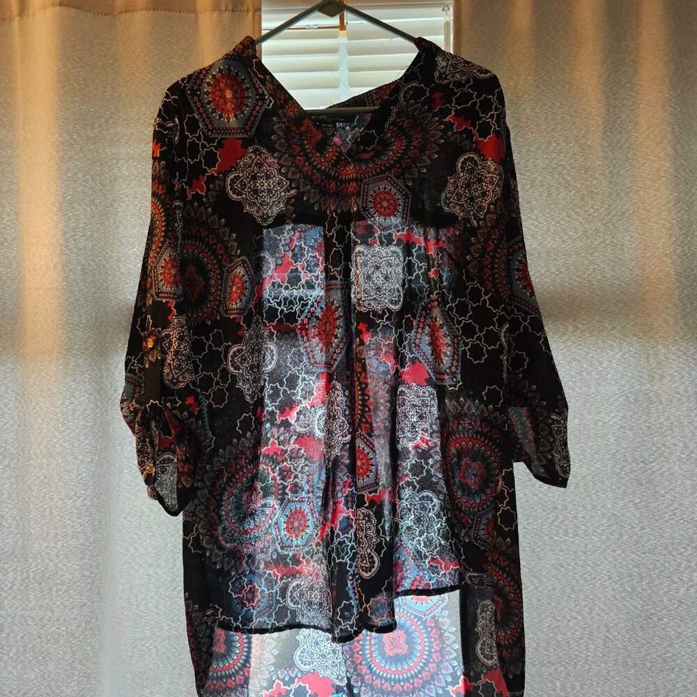 Riley + James pattern tunic 14/16w